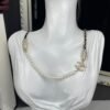 18K CC Crystals Choker Necklace