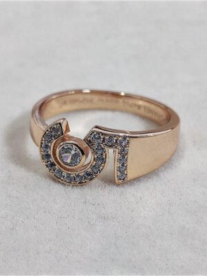 18K CC No.5 Diamond Ring