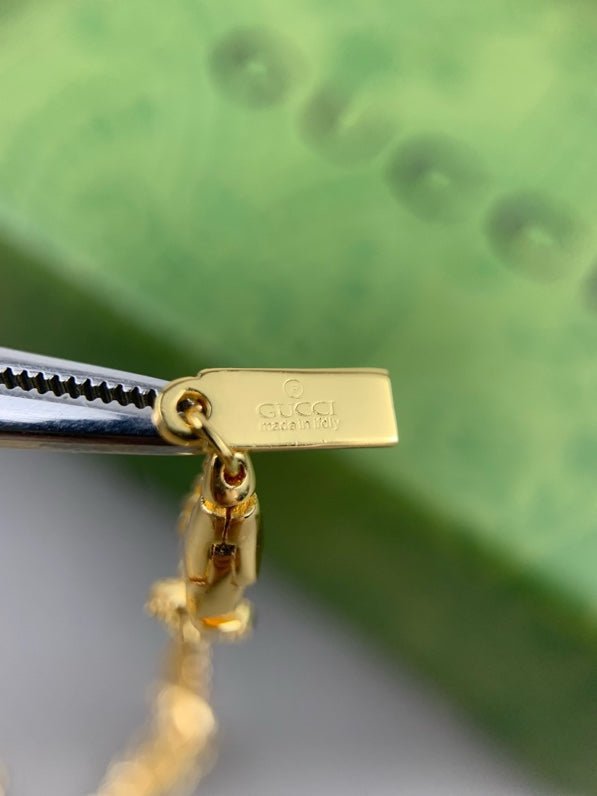 18K Double G Iconic Floral Pendant Necklace