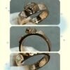 18K Collier De Chien Lock Diamonds H Ring