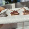 18K Amulettes Constance Pink Diamonds Pendant Necklace