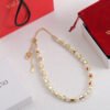 18K Vlogo Rockstud Pearls Necklace