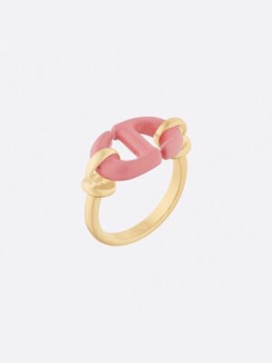 18K CD Pink Heart Ring