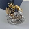 18k Louis Circle Diamonds Earrings