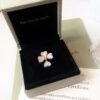 18K Sweet Alhambra Effeuillage Pearls Ring