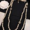18K CC Pearl Choker Necklace