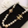 18K CC Pearl Chain Necklace
