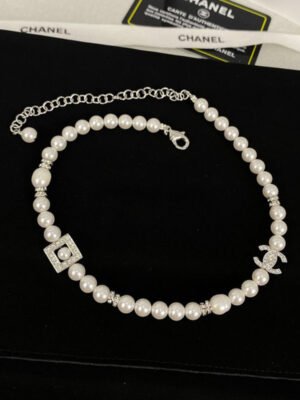 18K CC Pearl Necklace