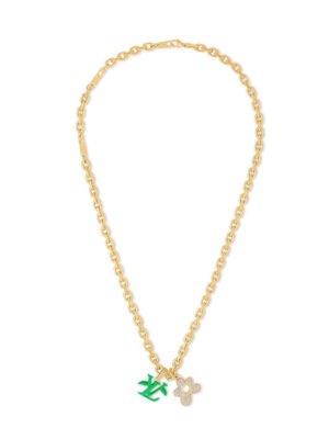 18K Louis Blooming Pendant Necklace