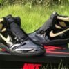 JORDAN 1 HIGH x BLACK METALLIC GOLD