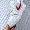 JORDAN 1 LOW x WHITE UNIVERSITY RED