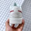 JORDAN 1 LOW x WHITE UNIVERSITY RED
