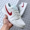 JORDAN 1 LOW x WHITE UNIVERSITY RED