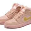 JORDAN 1 MID x CORAL GOLD