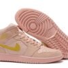 JORDAN 1 MID x CORAL GOLD