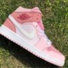 JORDAN 1 MID x DIGITAL PINK