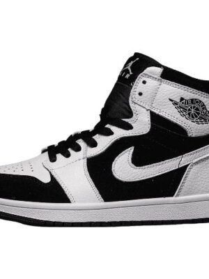 JORDAN 1 MID x WHITE BLACK