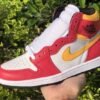 JORDAN 1 RETRO HIGH OG x LIGHT FUSION  RED