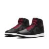 JORDAN 1 RETRO HIGH x BLACK SATIN GYM RED