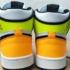 JORDAN 1 RETRO HIGH x WHITE BLACK VOLT UNIVERSITY GOLD