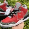 JORDAN 3 RETRO x SE UNITED FIRE RED