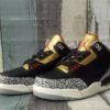 JORDAN 3 x BLACK CEMENT GOLD