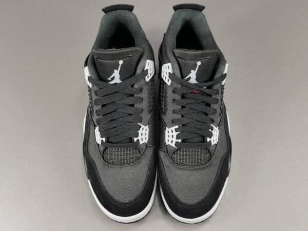JORDAN 4 x BLACK CANVAS