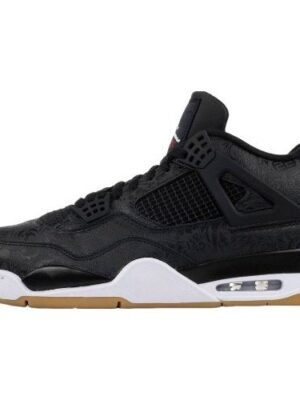 JORDAN 4 x LASER BLACK GUM