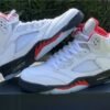 JORDAN 5 RETRO x FIRE RED SILVER TONGUE