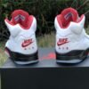 JORDAN 5 RETRO x FIRE RED SILVER TONGUE