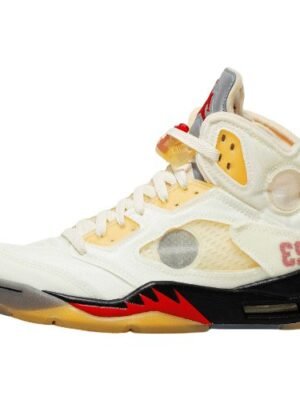 JORDAN 5 RETRO x OFF-WHITE SAIL