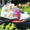 JORDAN 5 RETRO x OFF-WHITE SAIL
