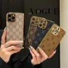Lou Classic Monogram iPhone Case With Electroplated Gold Edges