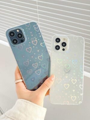 Holographic Heart iPhone Case