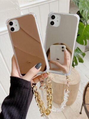 Fashionista Mirror Chain iPhone Case