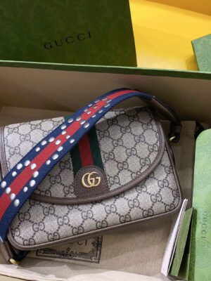 gg Ophidia gg Small Shoulder Bag Beige For Women, Women’s Bags 9.1in/23cm gg 722117 FAAX3 9789