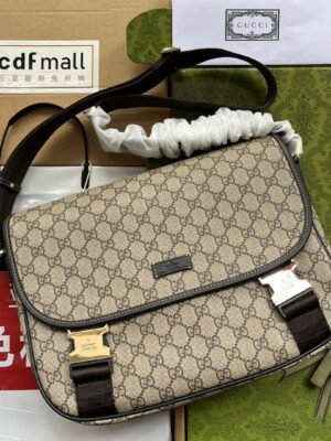 gg Imprime Medium Messenger Bag Brown For Women, Women’s Bags 12in/30.5cm gg