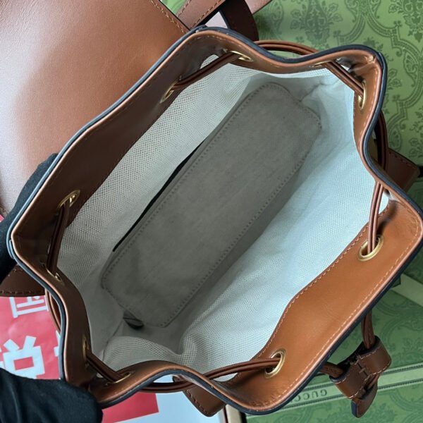 gg Bamboo Small Backpack Brown For Women, Women’s Bags 8.6in/22cm gg ??702101 UZY0T 2535