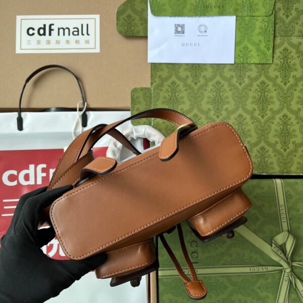 gg Bamboo Small Backpack Brown For Women, Women’s Bags 8.6in/22cm gg ??702101 UZY0T 2535
