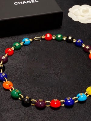 18K CC Color Beads Necklace
