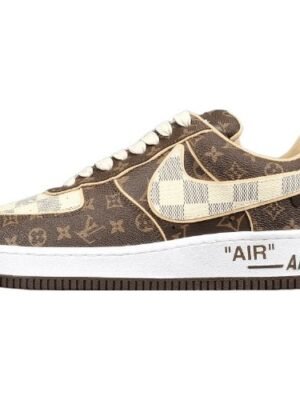 NIKE AIR FORCE 1 x LOUIS VUITTON BROWN