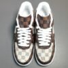 NIKE AIR FORCE 1 x LOUlS VUlTTON BROWN/WHITE