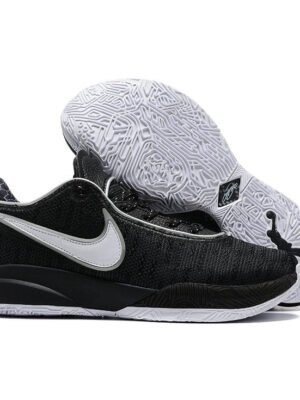 NIKE LEBRON 20 x BLACK WHITE