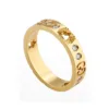 18K Double G Icon Diamonds Ring