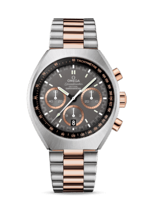 Speedmaster Steel Sedna Gold Chronograph Watch 327.20.43.50.01.001