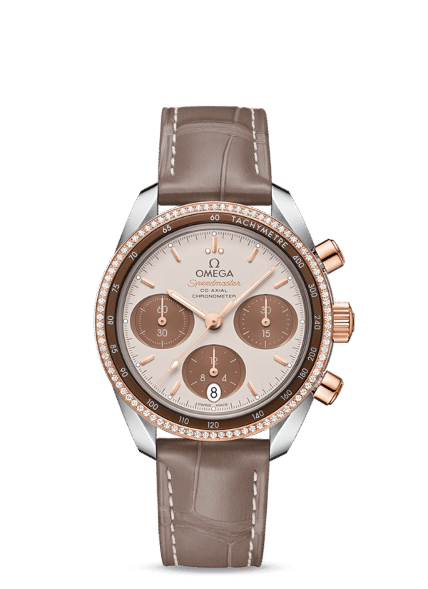Speedmaster Steel Sedna Gold Chronograph Watch 324.28.38.50.02.002