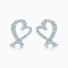 18K T Diamond Earrings