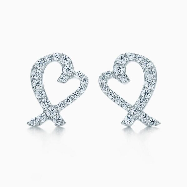 18K T Diamond Earrings