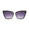 New Brand Designer Cateye Sunglasses Women Vintage Metal Glasses For Women Mirror Retro Lunette De Soleil Femme UV400