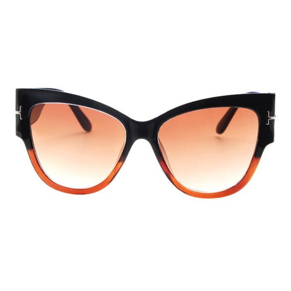 New Fashion Brand Designer Tom Cat Eye Sunglasses Women Oversized Frame Vintage Sun Glasses oculos de sol UV400